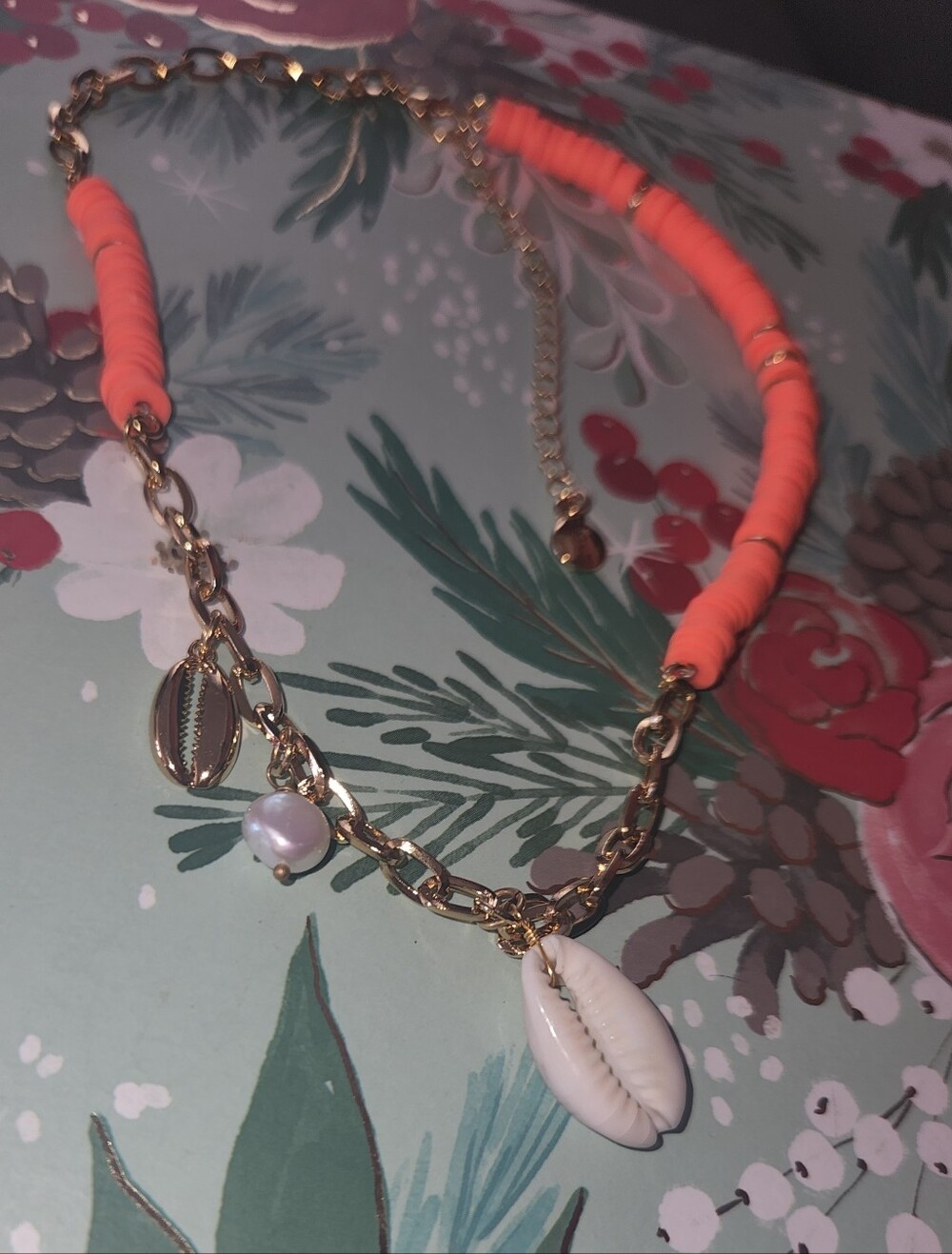 NEW INVICTA MAYAMAR Beachy Heishi Bead Charm Choker Necklace - Picture 4 of 11